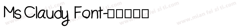 Ms Claudy Font字体转换